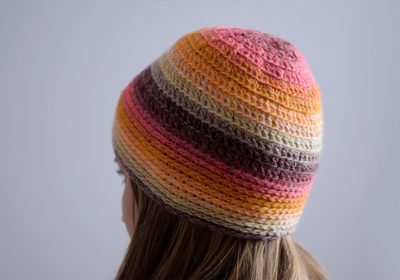 Spiral Crown Crochet Hat