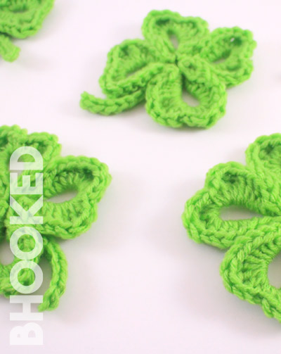 Crochet Four Leaf Clover