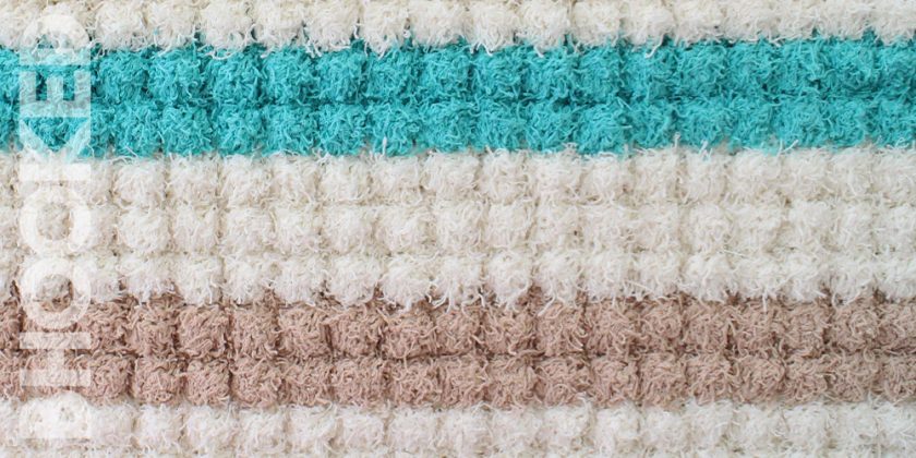 Crochet Bobbles In a Row Stitch