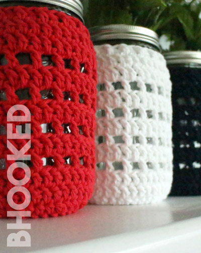 Crochet Mason Jar Cover