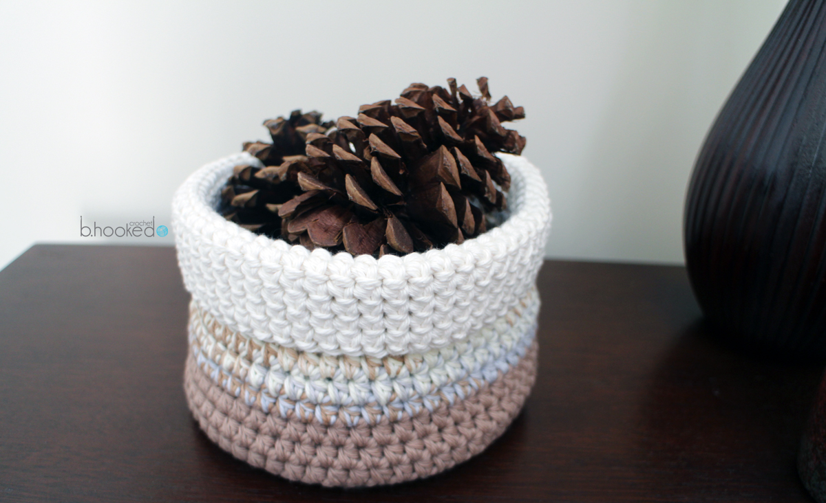 Cotton Crochet Basket