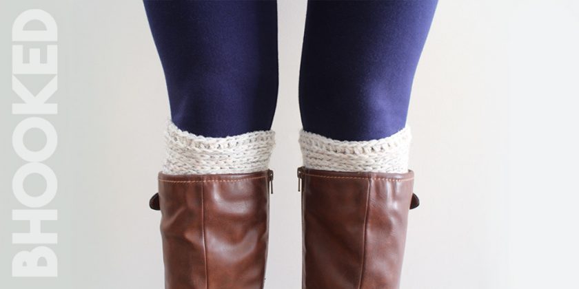 Simple Ribbed Crochet Boot Cuffs