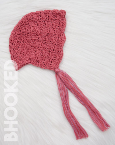 Lace Crochet Baby Bonnet