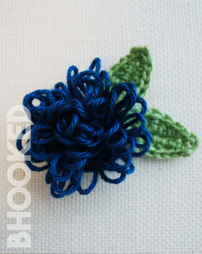 Loop Stitch Crochet Flower