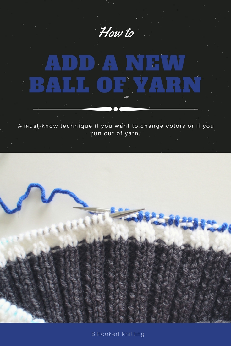 add a new ball of yarn