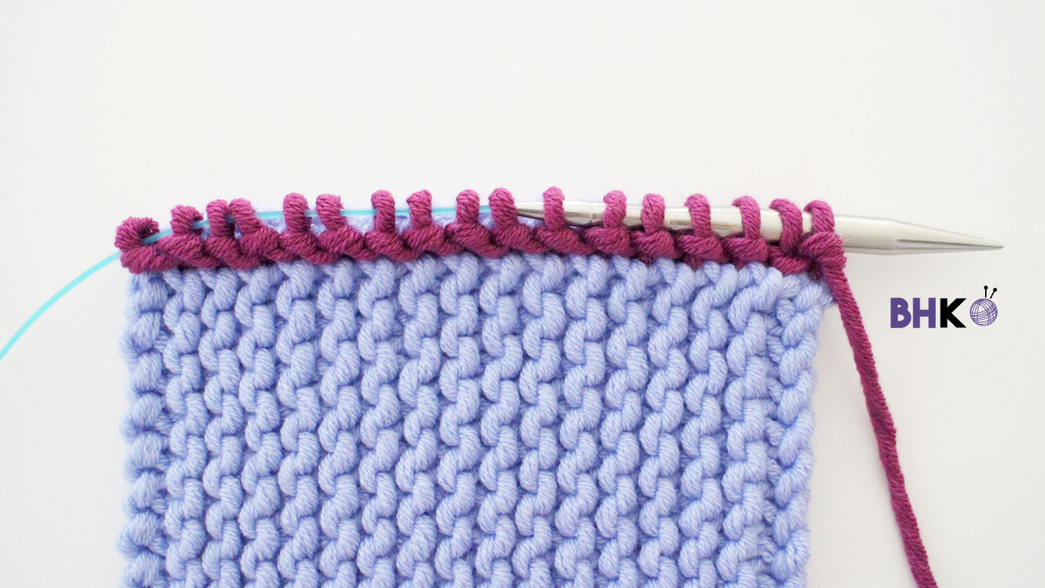 How to Pick Up and Knit on Garter Stitch