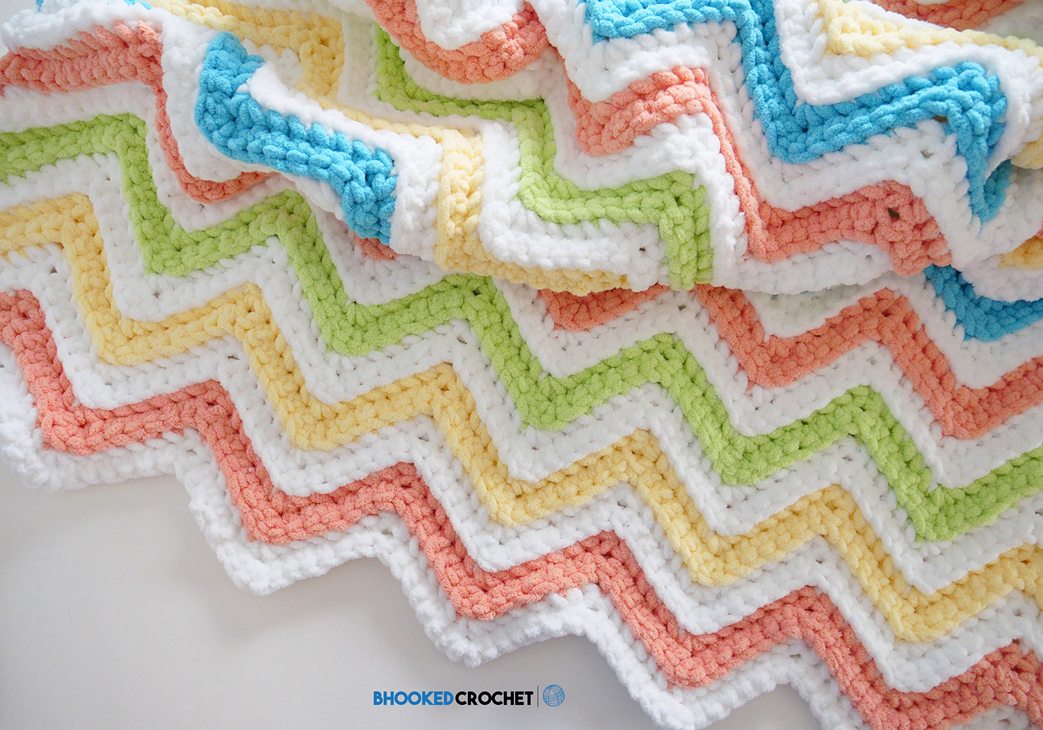 The Perfect Chevron Crochet Blanket Pattern By Yarnspirations