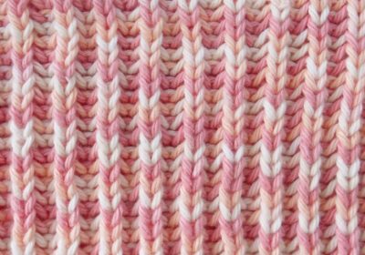Single Color Brioche Knit Stitch