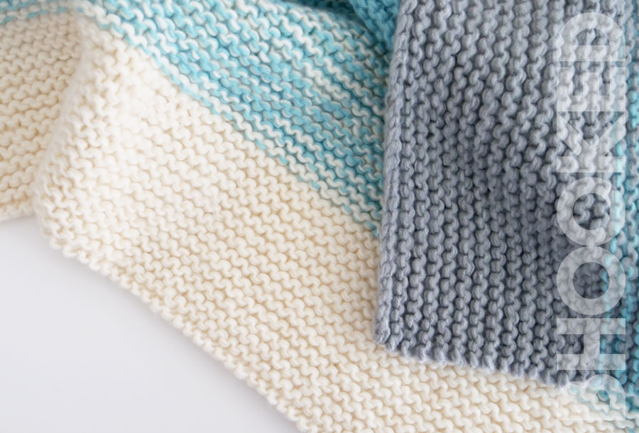 Straight Needles, Vines Baby Blanket Easy Beginner Knitting Pattern 