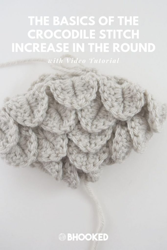 The Basics of Crocodile Stitch Increases in the Round