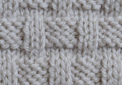 Knit Basket Weave Stitch