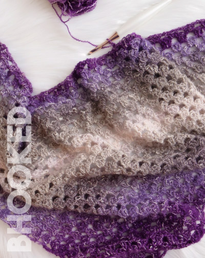 one skein crochet shawl