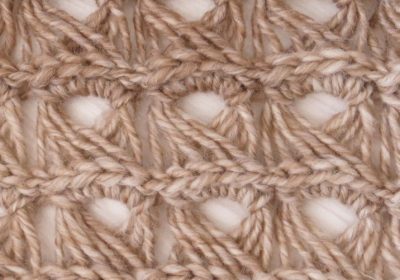 Broomstick Lace Crochet Stitch