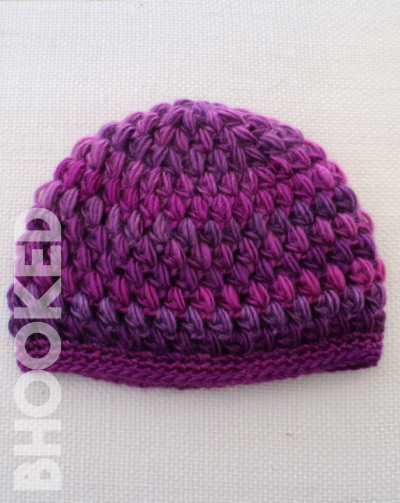 Puff Stitch Crochet Hat Puffy Bubble Beanie