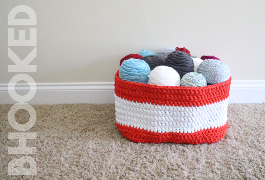 Large Crochet Basket