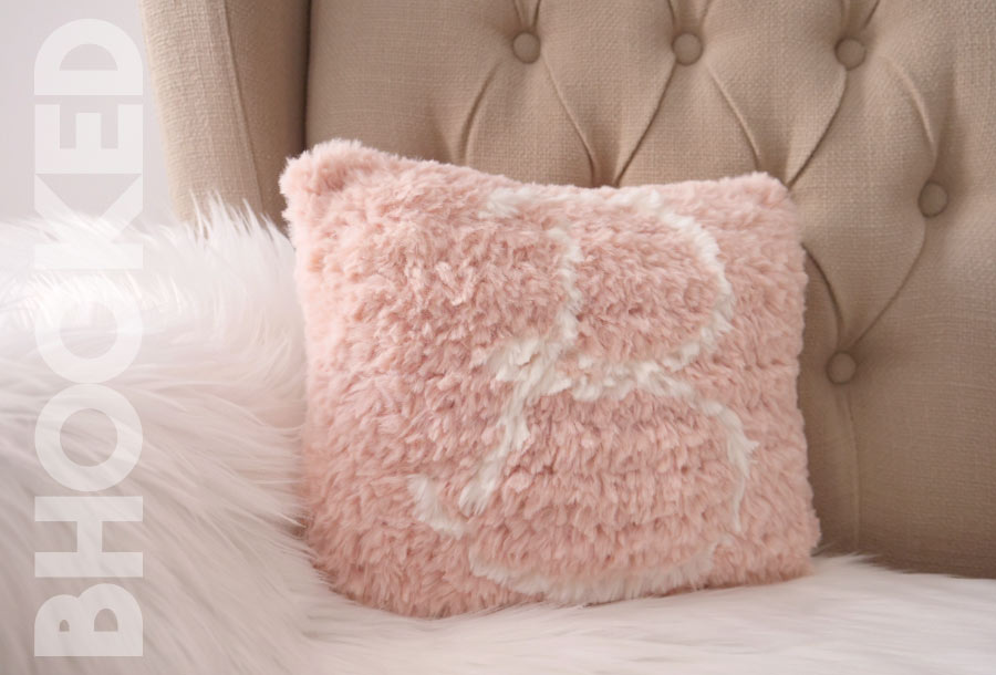 Monogram Crochet Pillow
