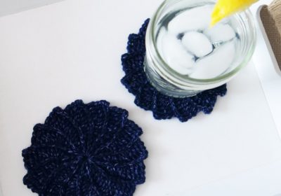 Spiral Crochet Coasters