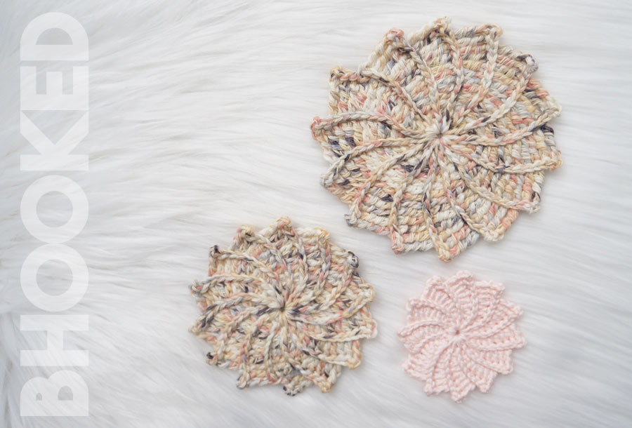 Spiral Crochet Flowers