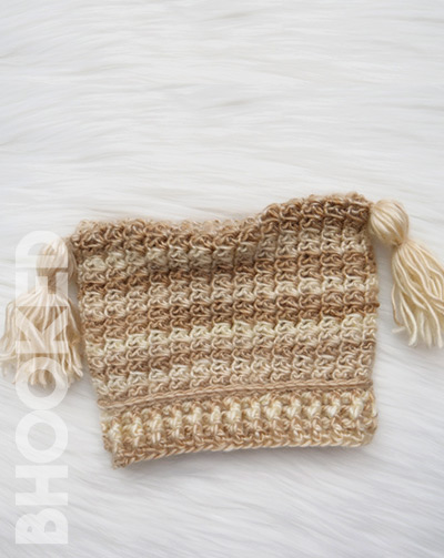 Tassel Crochet Baby Hat