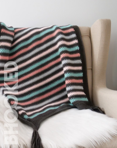 Full Stitch Tunisian Crochet Blanket