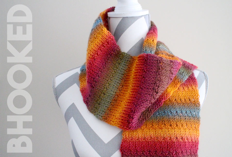 knit alike tunisian crochet scarf