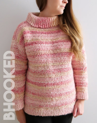 crochet pullover sweater