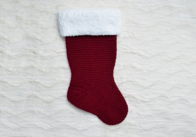 Classic Crochet Christmas Stocking
