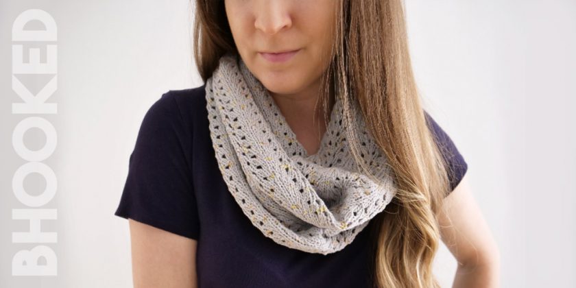 Easy Lace Knit Cowl