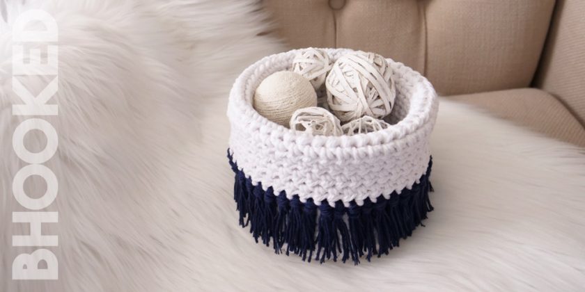 Sturdy Crochet Basket