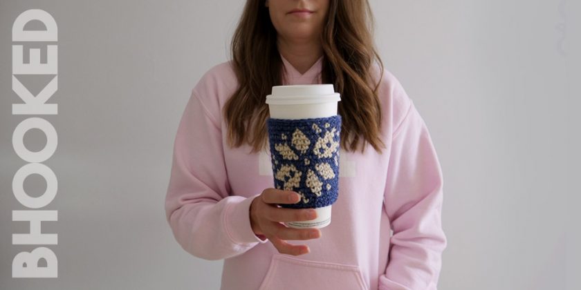 Crochet Snowflake Coffee Cup Cozy